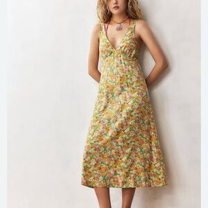 Billabong Feel the Love Floral Midi Dress